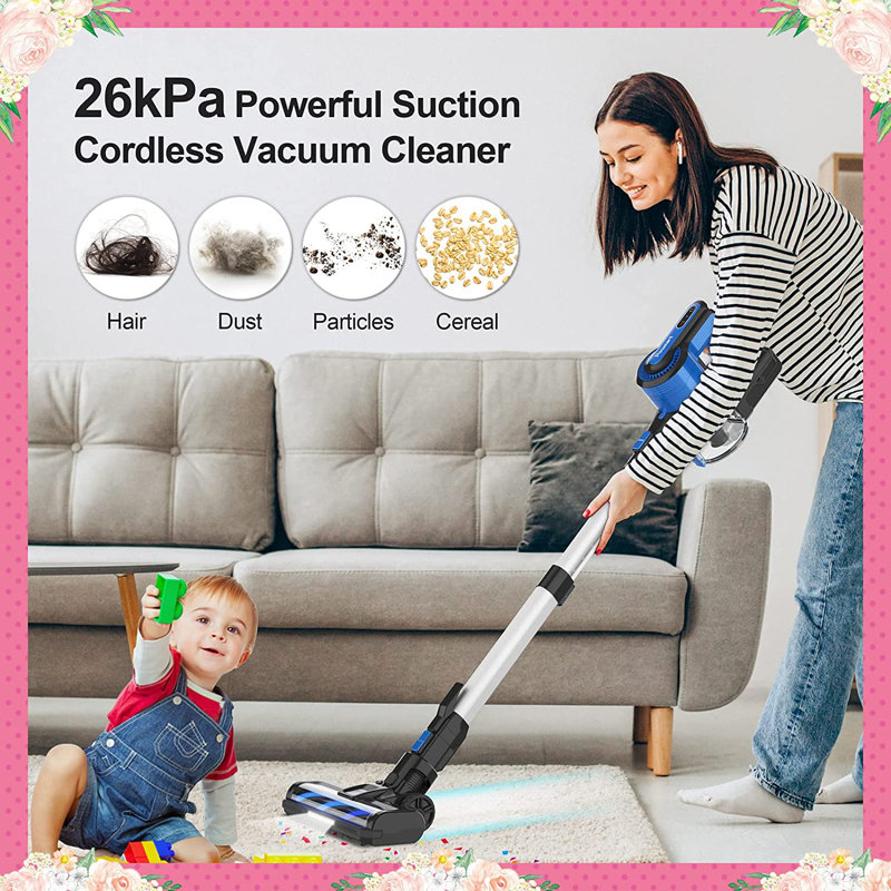 UMlo Cordless Bagless Stick Vacuum & Reviews Wayfair